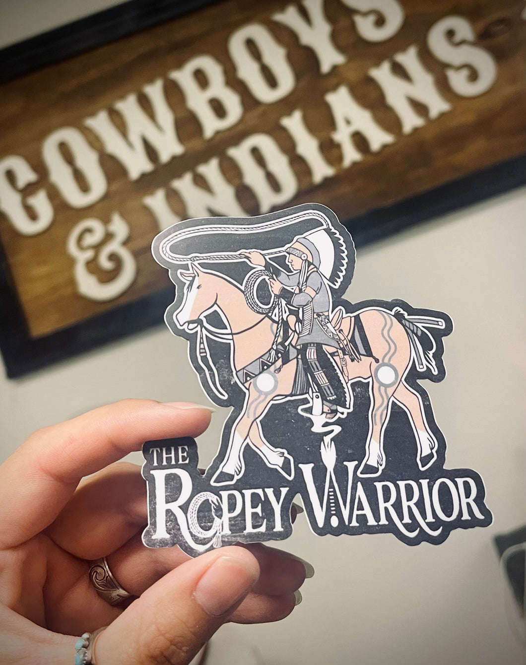 Ropey Warrior Sticker
